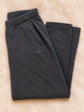 Garage Grey Wide-Leg Sweatpants
